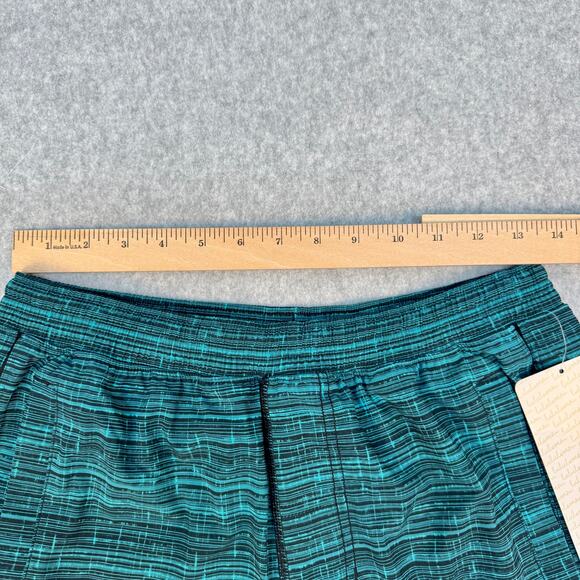 Lululemon Pace Breaker 7" Lined Shorts Green/Teal & Black NWT - Picture 8 of 8